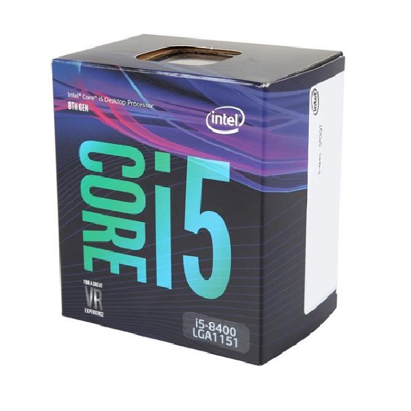 CPU Intel Core i5 8400 2.8Ghz Turbo Up to 4Ghz / 9MB / 6 Cores, 6 Threads / Socket 1151 v2 (Coffee Lake )