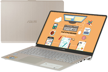 Laptop Asus VivoBook S15 S530FN-BQ128T (Vàng)