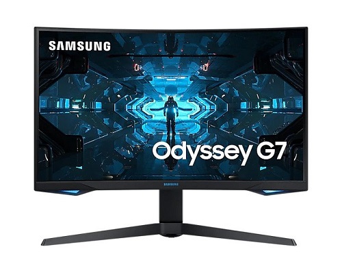 Màn hình LCD 27'' Samsung Odyssey G7 LC27G75TQSEXXV QLED 2K 240Hz G-Sync Cong