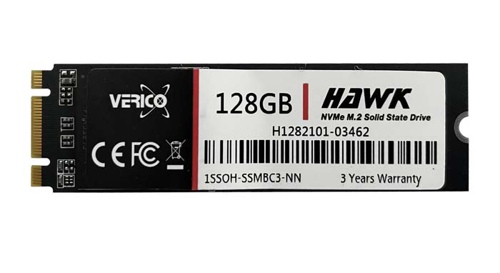Ổ cứng SSD 128G Verico Hawk NVMe PCIe Gen3x2 M.2 2280