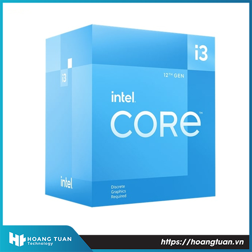 CPU Intel core i3 12100F 3.3GHz Turbo 4.3GHz 4 nhân 8 luồng 12MB LGA 1700