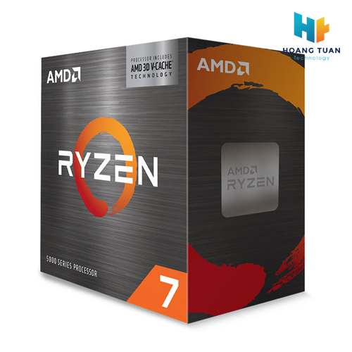 CPU AMD Ryzen 7 5800X3D 3.4GHz boost 4.5GHz 8 nhân 16 luồng 100MB