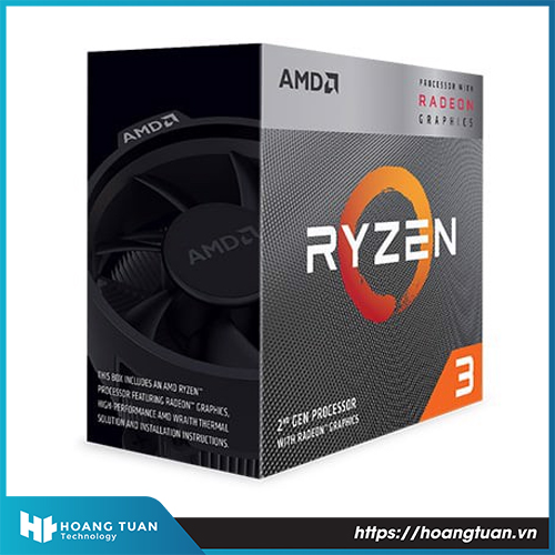 CPU AMD Ryzen 3 3200G 3.6GHz boost 4.0GHz 4 nhân 4 luồng