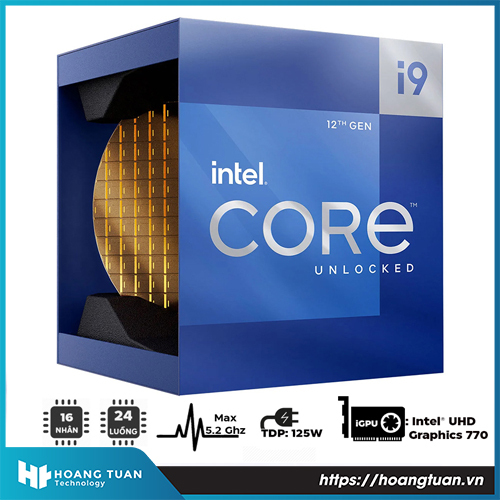 CPU Intel core i9 12900K 3.2GHz turbo 5.2GHz 16 nhân 24 luồng 30MB