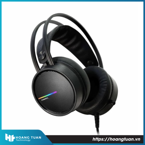 Tai nghe Xiberia Q4 Virtual 7.1 RGB Lighting Black Icafe Gaming
