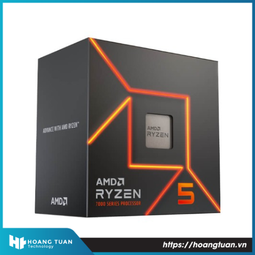 CPU AMD Ryzen 5 7600 (AMD AM5 - 6 Core - 12 Thread - Base 3.8Ghz - Turbo 5.1Ghz - Cache 38MB)