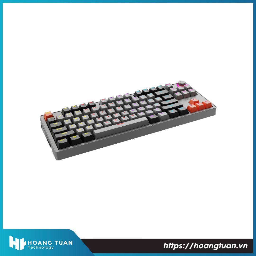 Bàn Phím Cơ Rapoo V501-87 TKL 87 Phím Blue Switch RGB