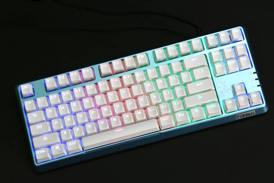 Bàn phím cơ Fuhlen SM680R RGB Royal Blue Blue switch